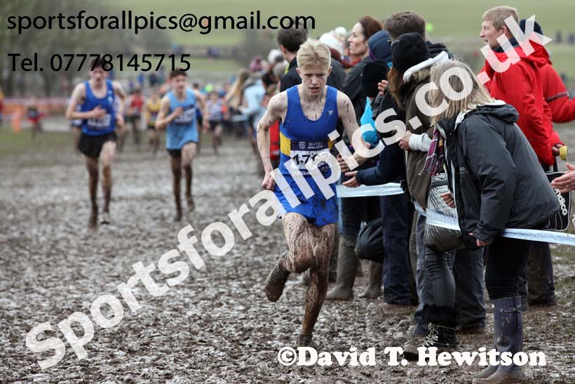 Boys under-15s 2018 British Inter Counties Cross Country Champs., Prestwold Hall, Loughborough. Photo: David T. Hewitson/Sports for All Pics